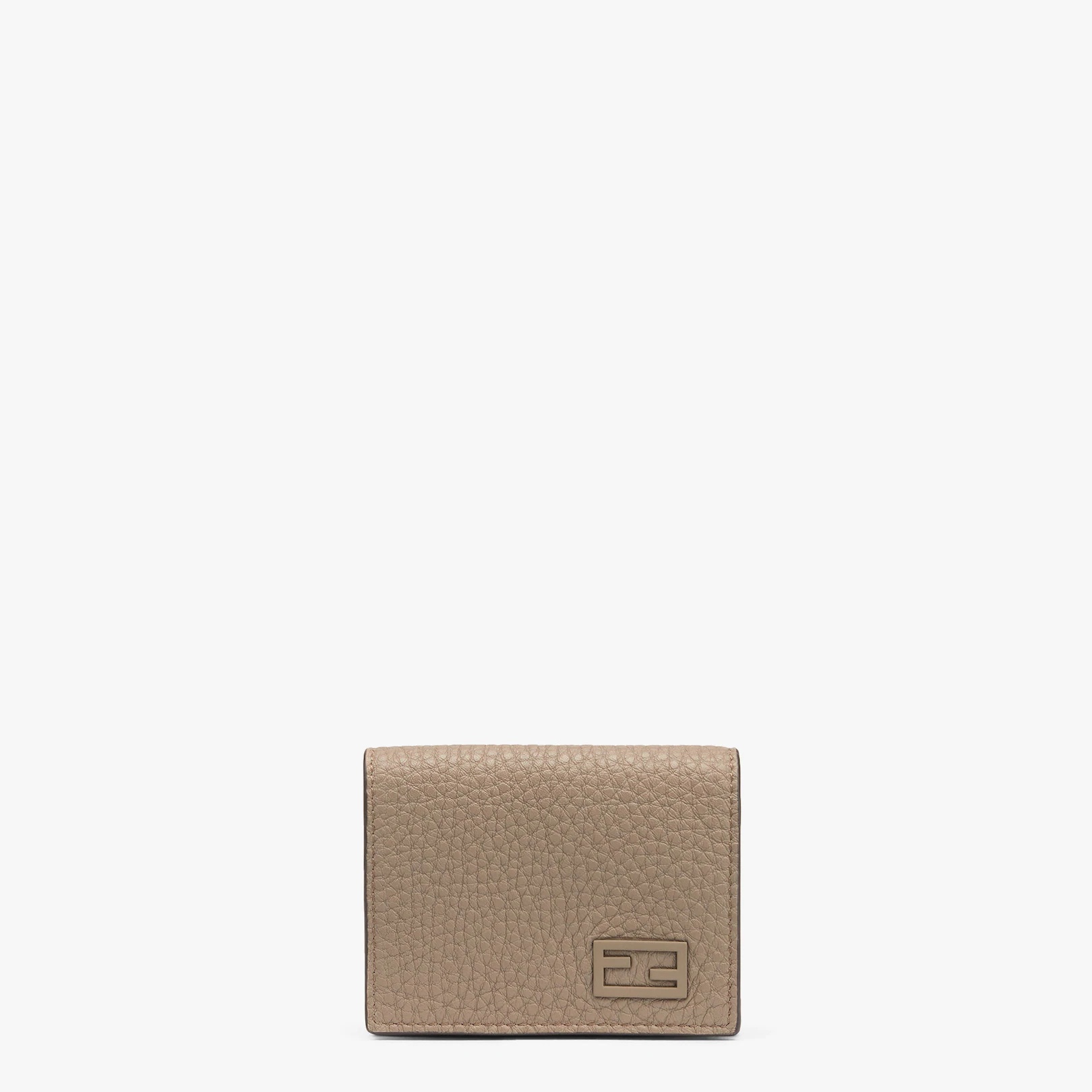 Two-tone leather tri-fold wallet - 1