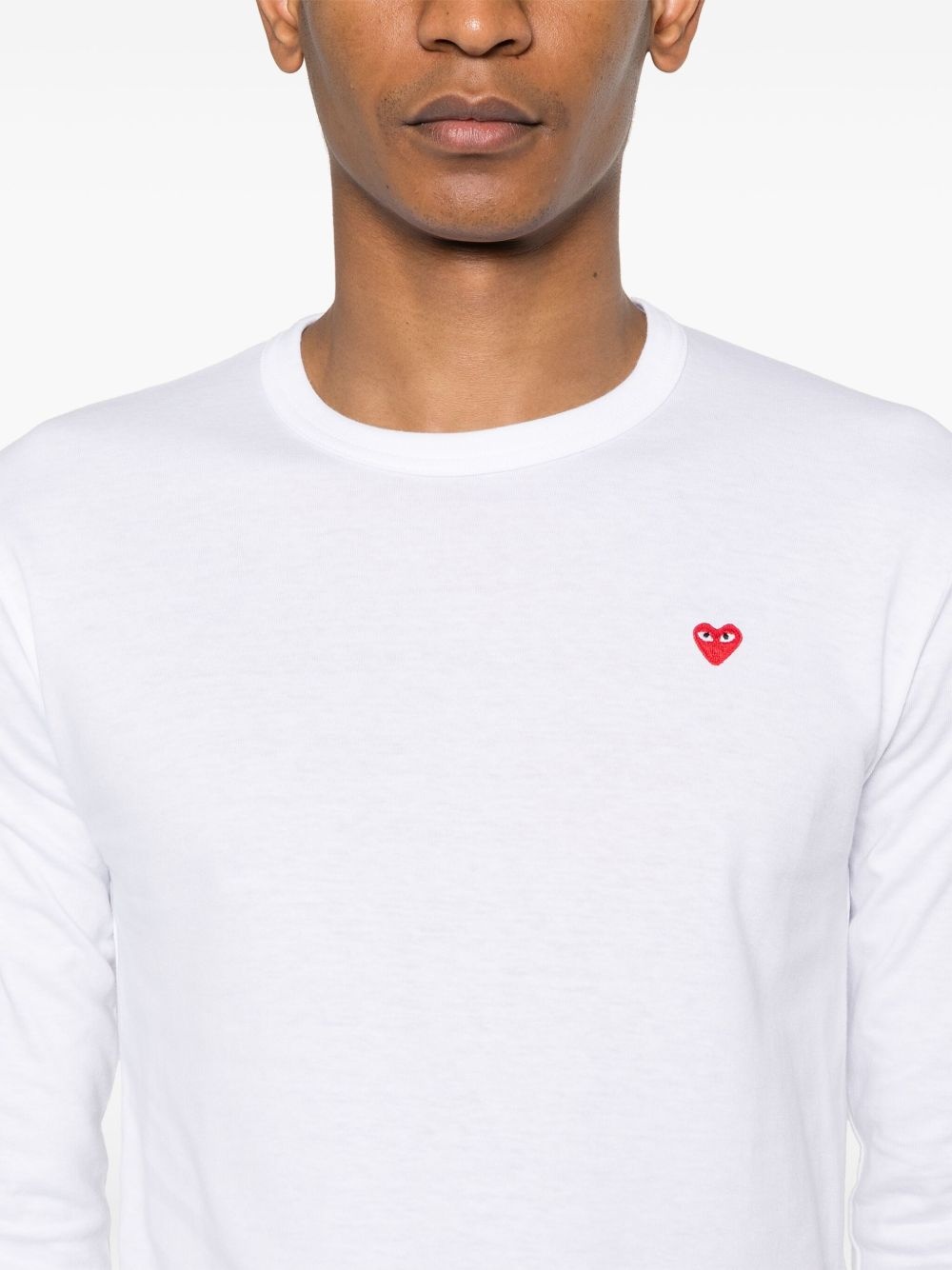 logo-appliqué cotton T-shirt - 5
