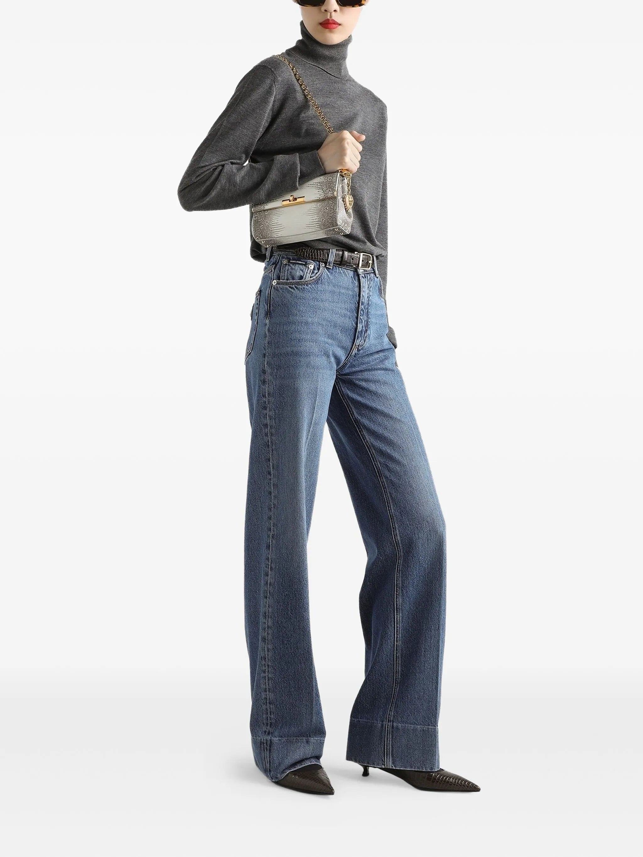 Dolce & Gabbana Logo-plaque Jeans - 4