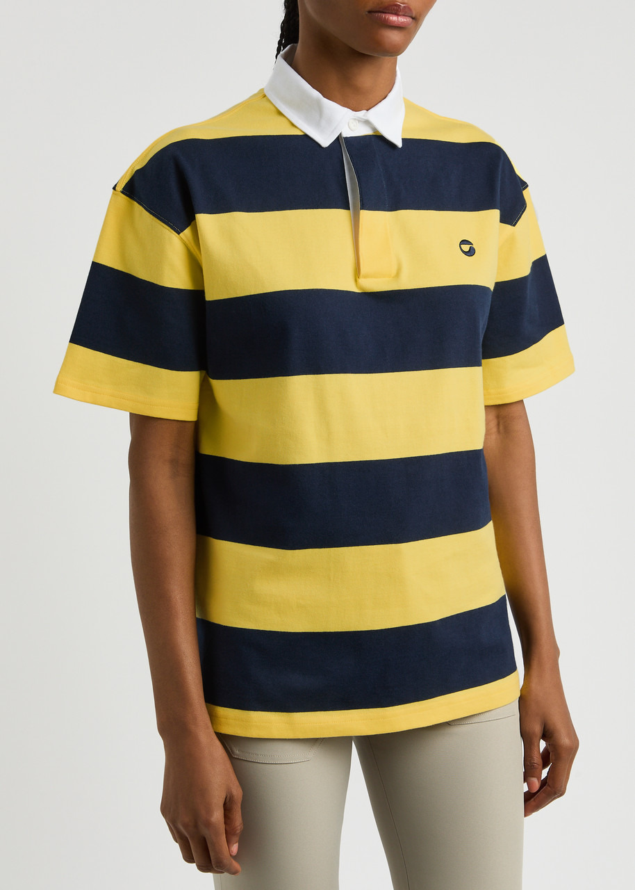 Coperni Striped Cotton Polo Shirt - 2