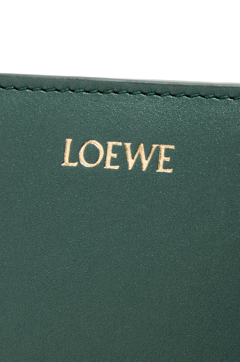 Knot compact wallet in shiny nappa calfskin 5