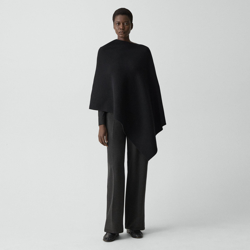 Theory Draped Poncho in Felted Wool-Cashmere outlook