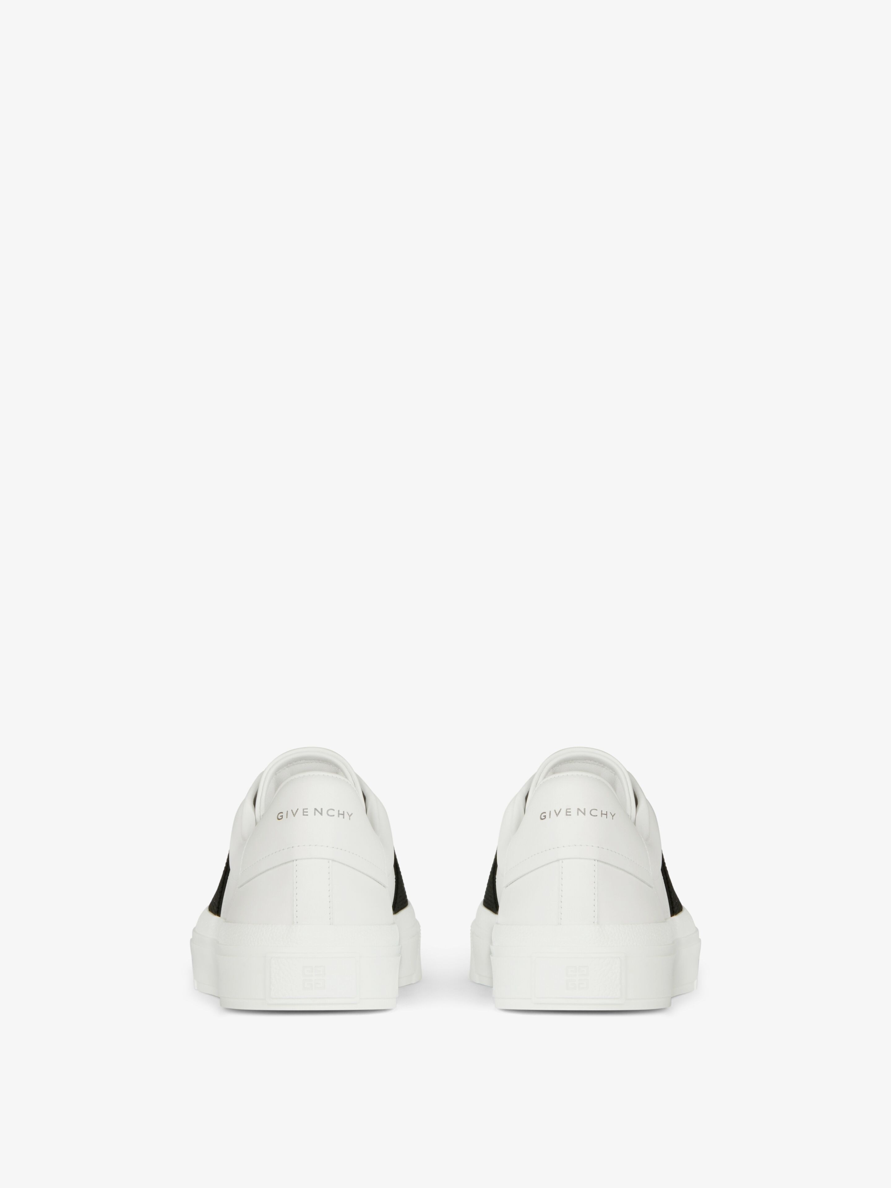 CITY SPORT SNEAKERS IN LEATHER WITH GIVENCHY STRAP - 7