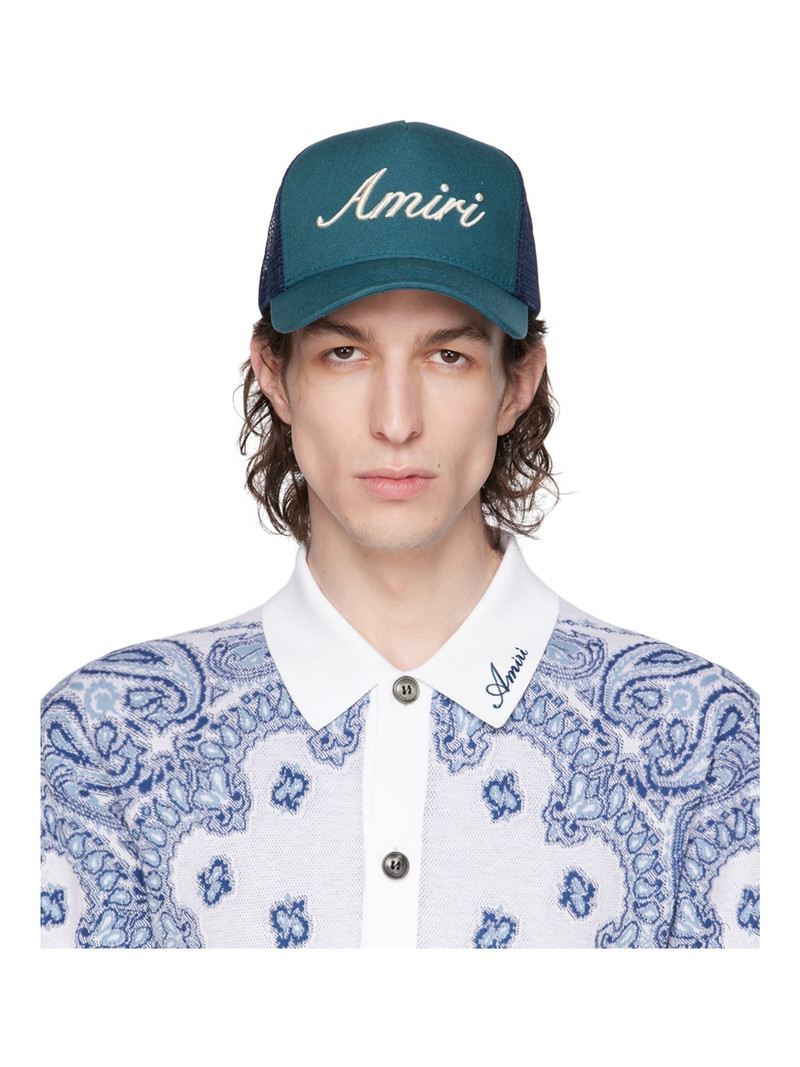 logo-embroidered cotton cap - 1