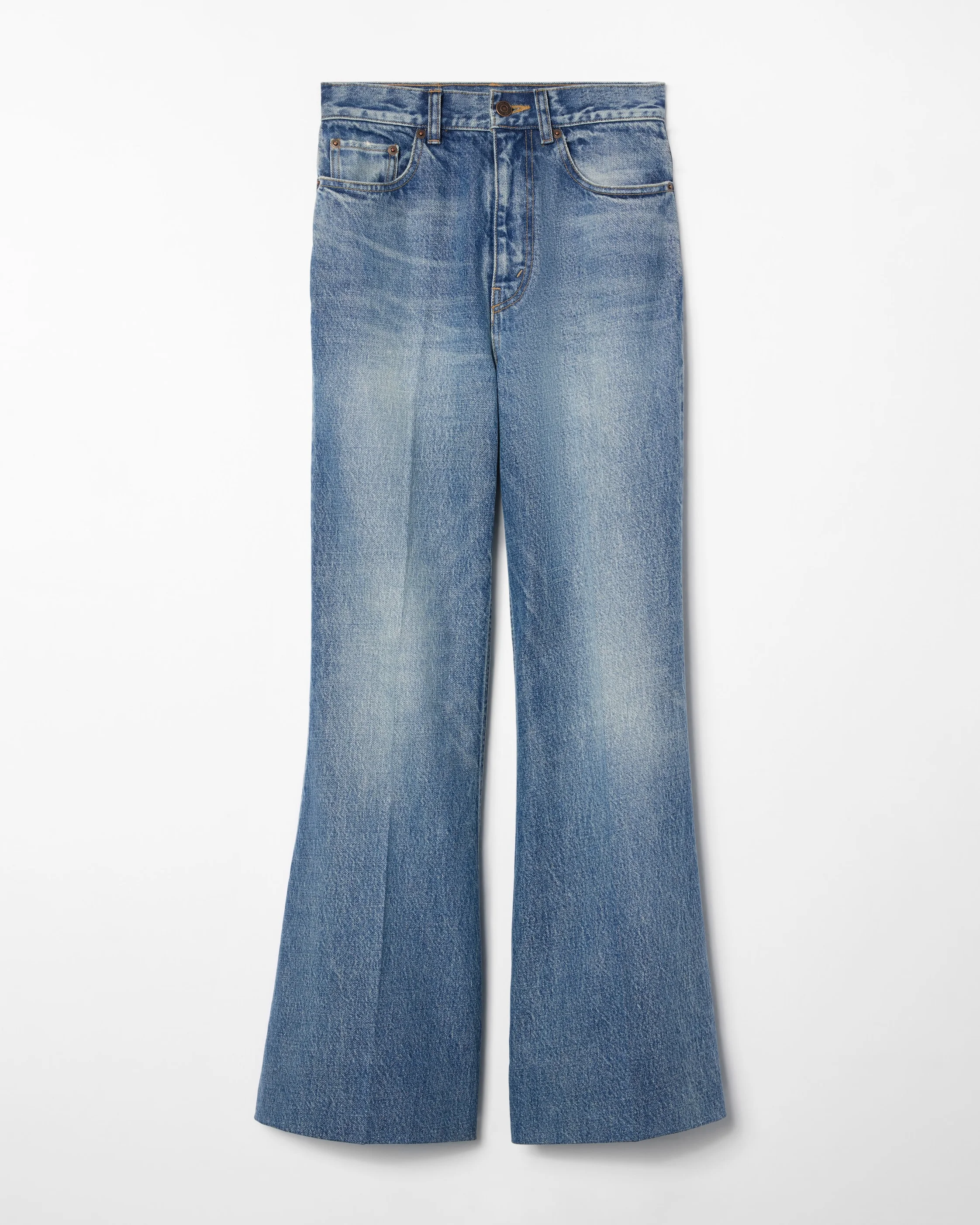 FLARE JEANS 006 IN cotton denim - 1