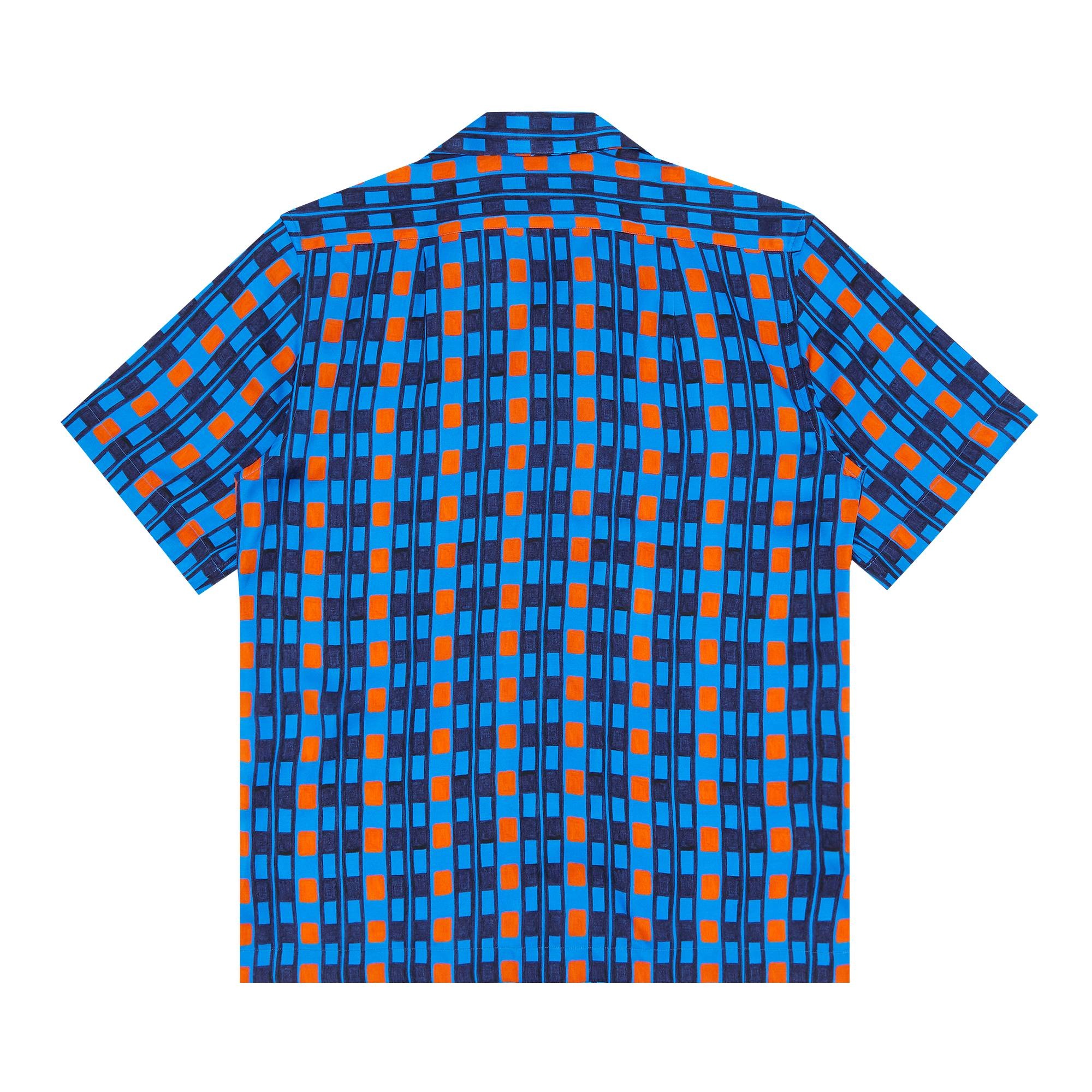 Wales Bonner Highlife Bowling Shirt 'Blue' - 2