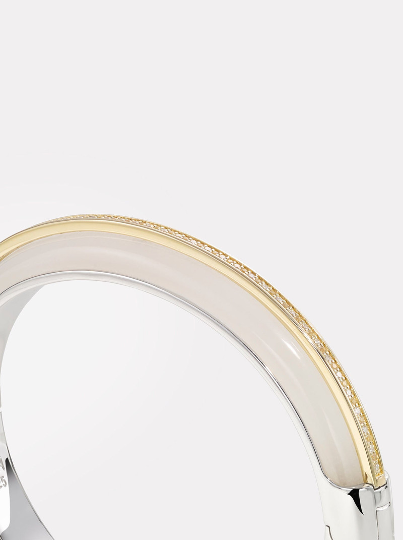 By Pariah Essential Stacking Bangle White Jasper outlook