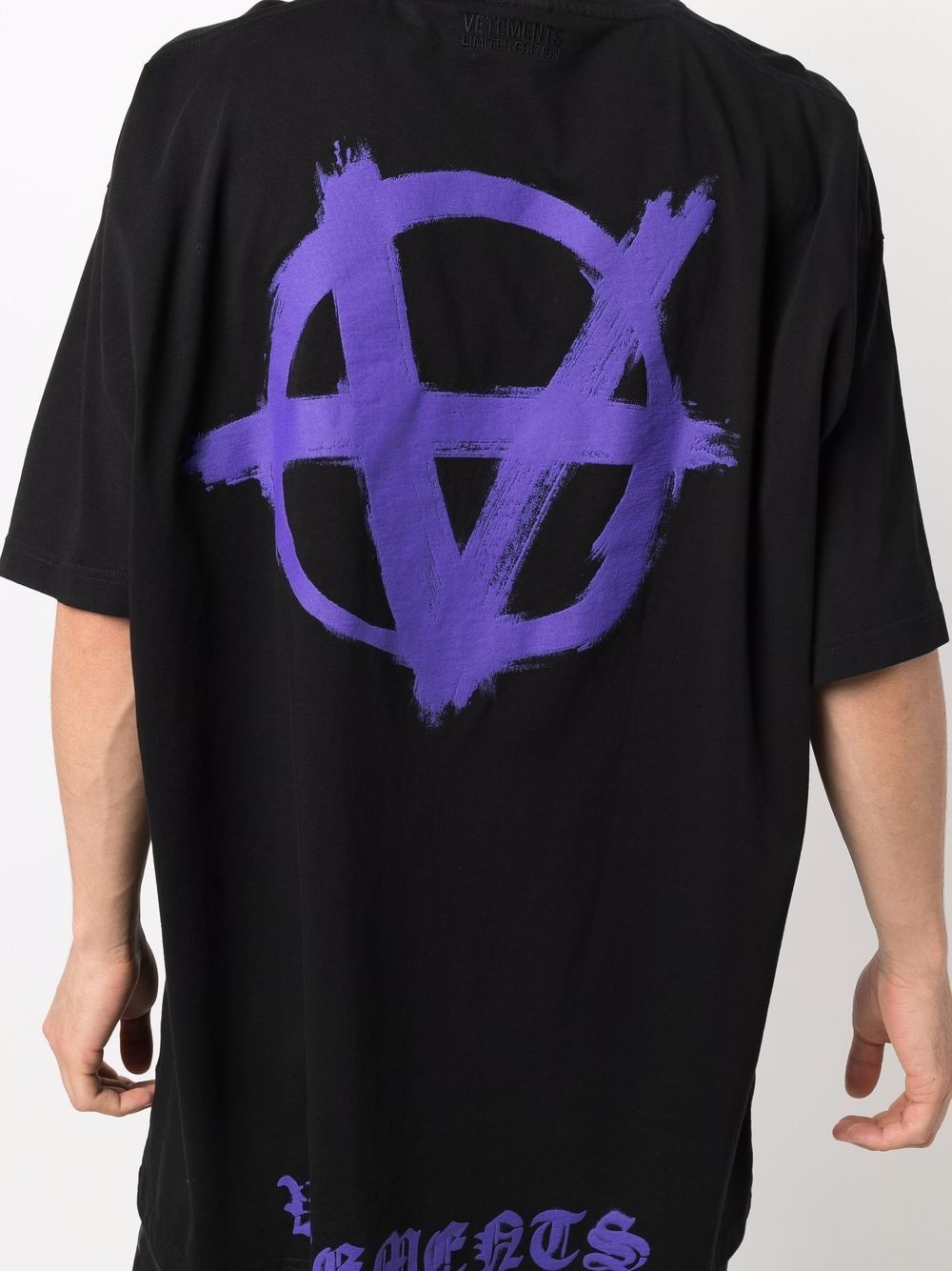 Anarchy graphic-print T-shirt - 5