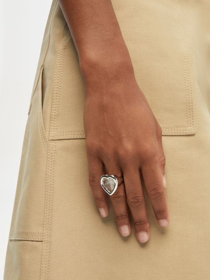 HEART STONE RING - 2
