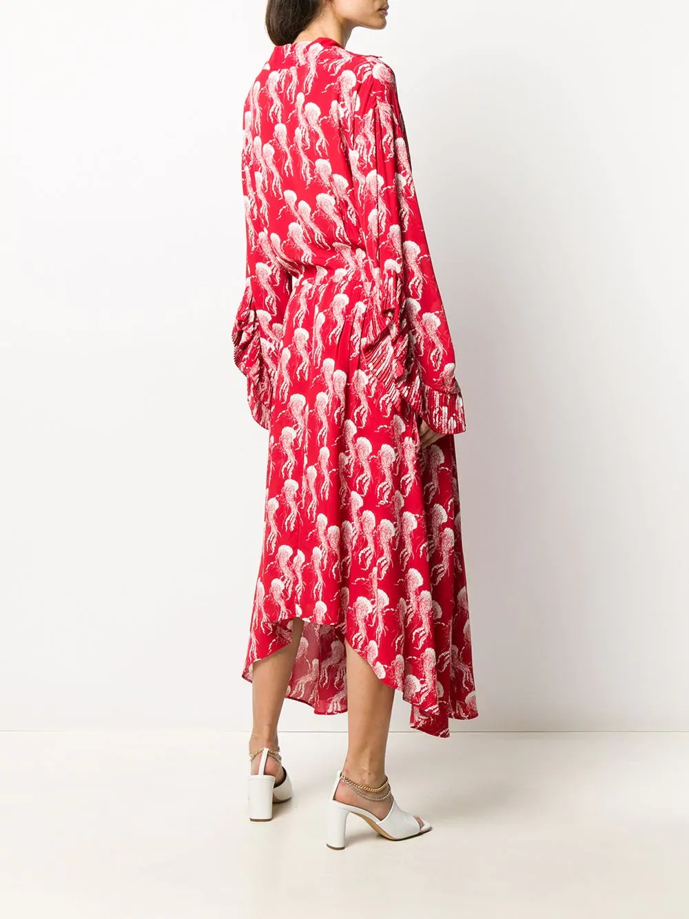 jellyfish print maxi dress - 4