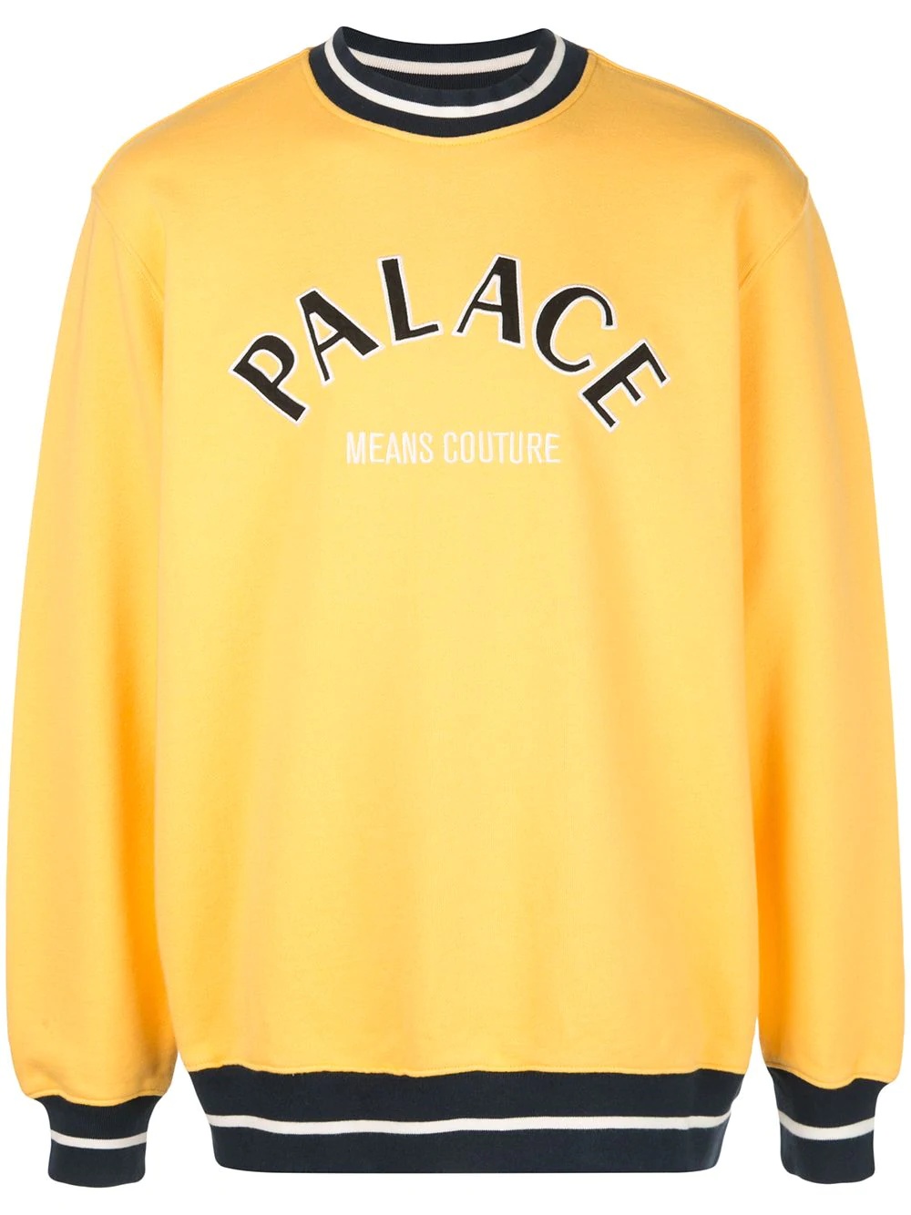 logo embroidered sweatshirt - 1