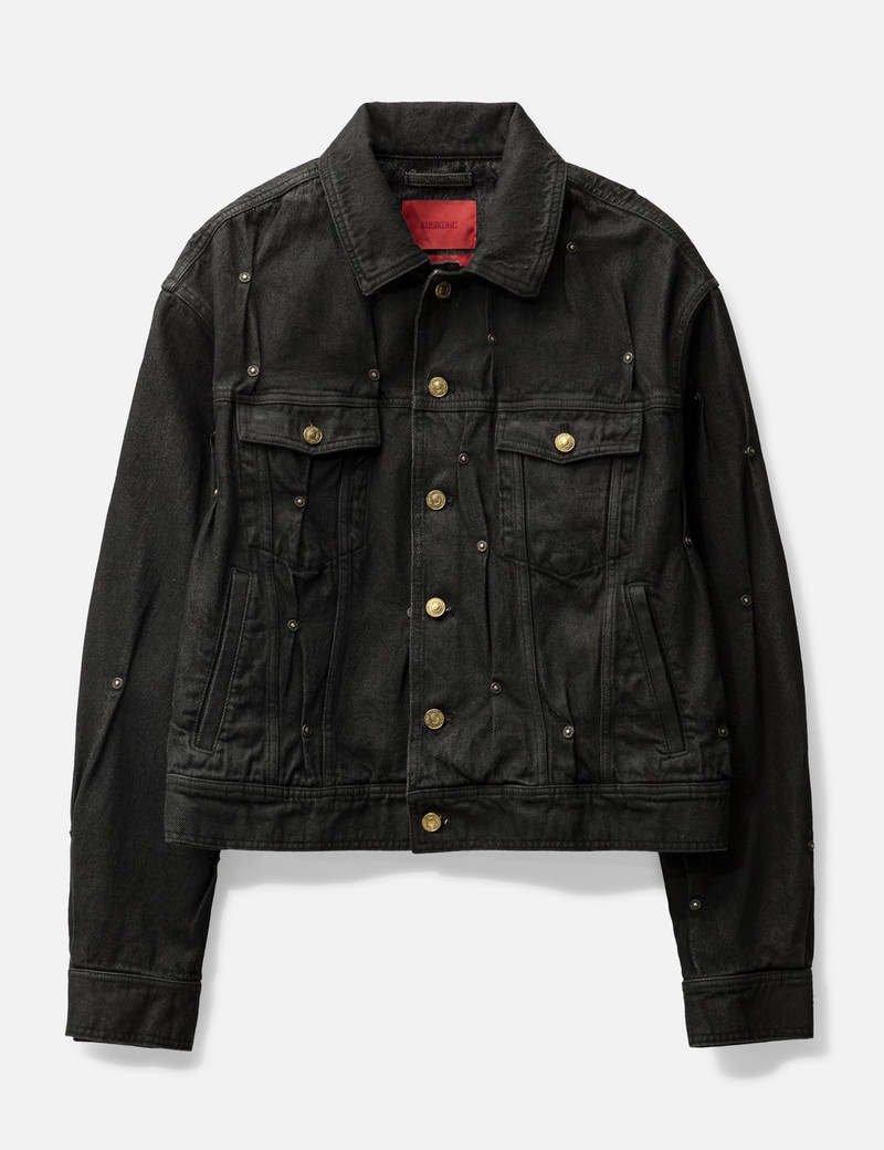 MULTI RIVET DENIM JACKET - 1