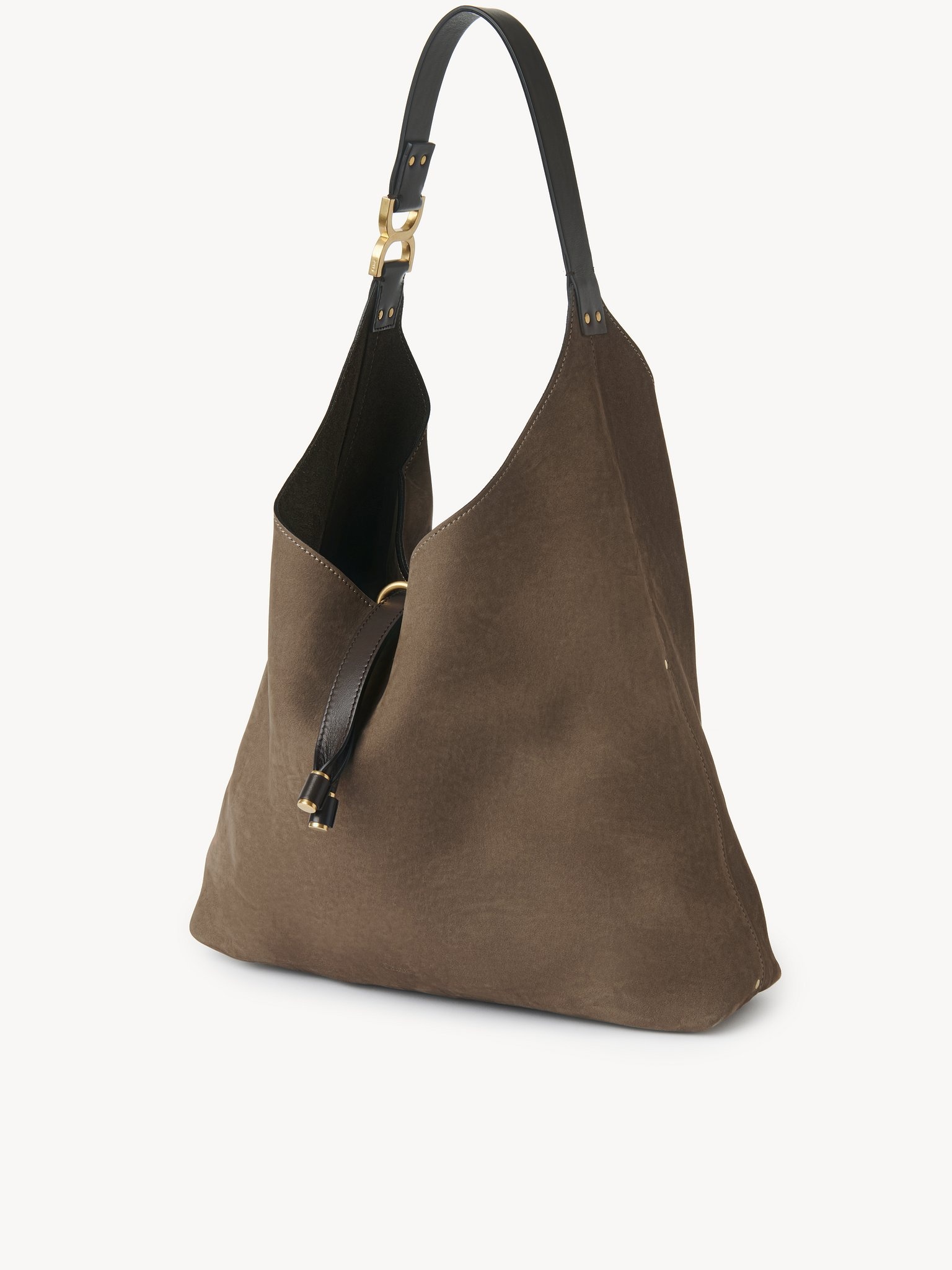 MARCIE HOBO BAG IN NUBUCK LEATHER - 3