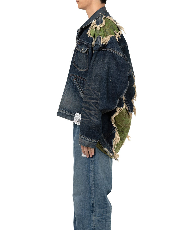 Military Jacket Layered Denim Jacket 13