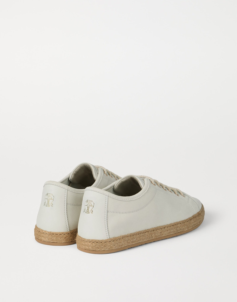 Reversed calfskin Derbys with rope insert 3