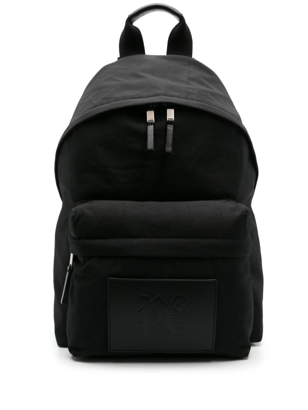 logo-debossed zipped backpack - 1