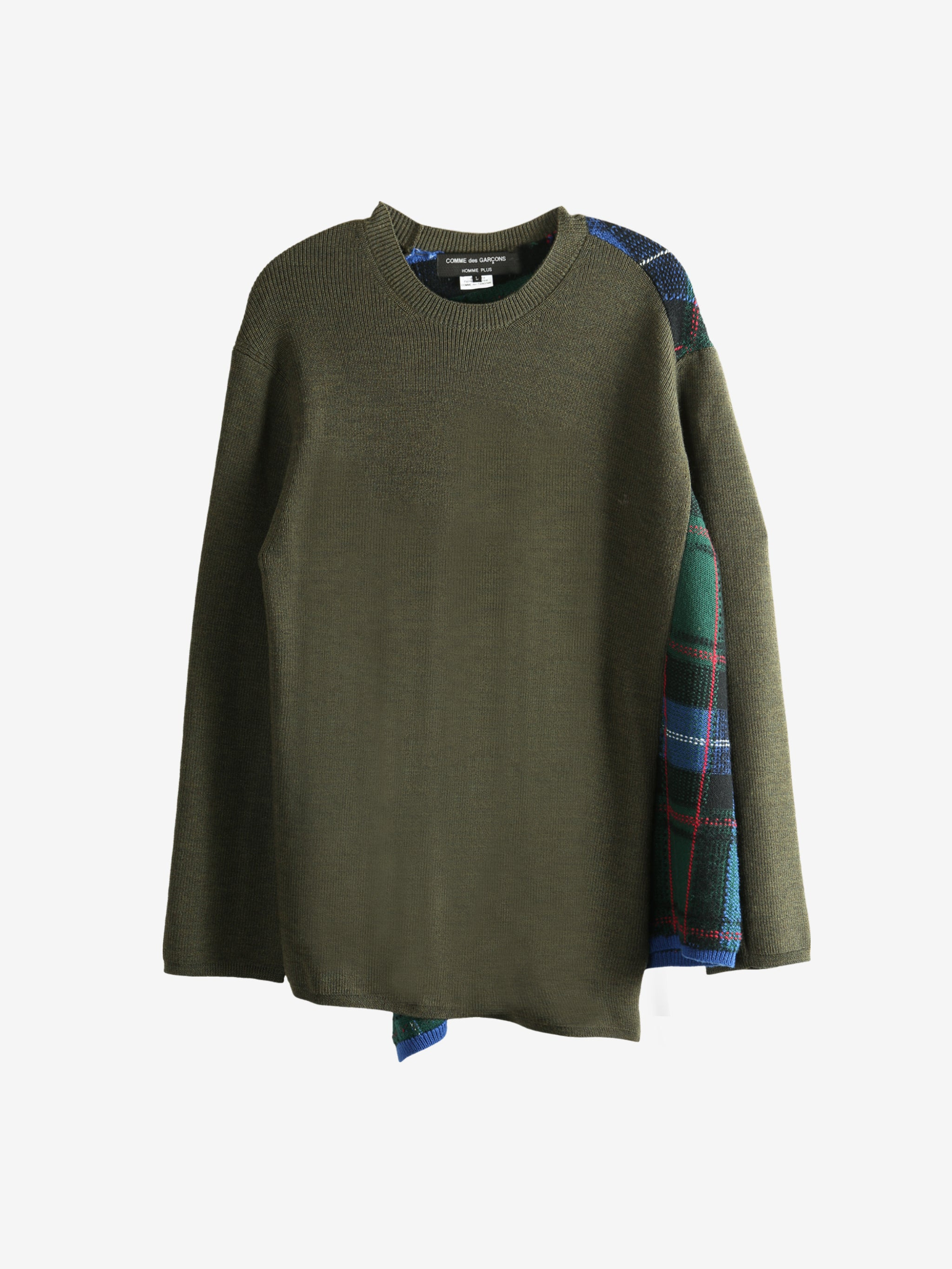 COMME DES GARCONS HOMME PLUS - Men Crew Neck Woolen Sweater - 5