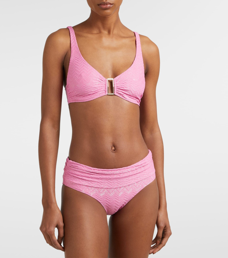 MELISSA ODABASH Bel Air chevron bikini bottoms outlook
