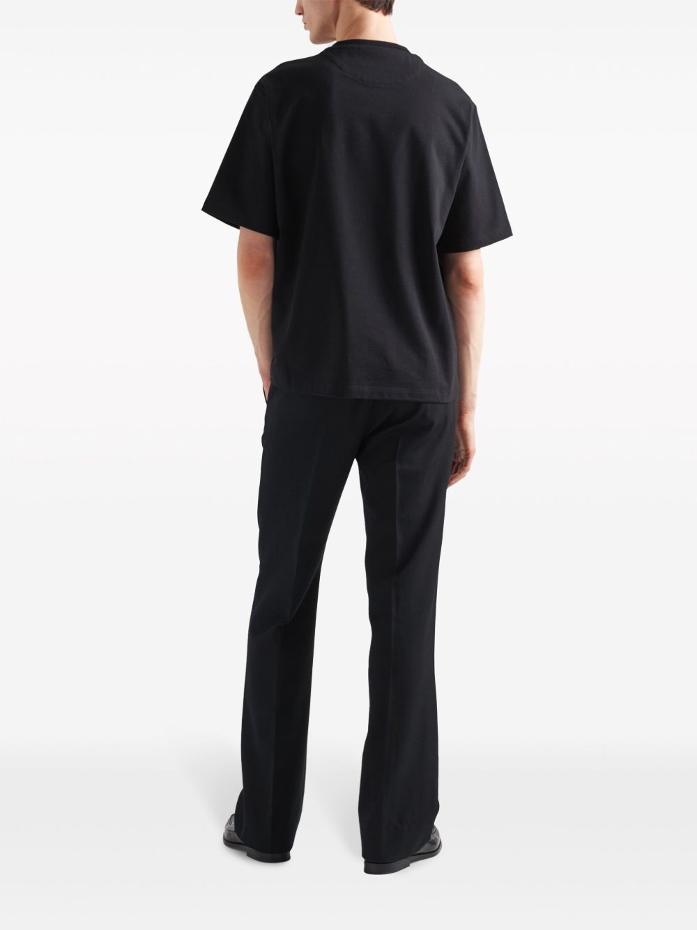logo-print cotton T-shirt - 3