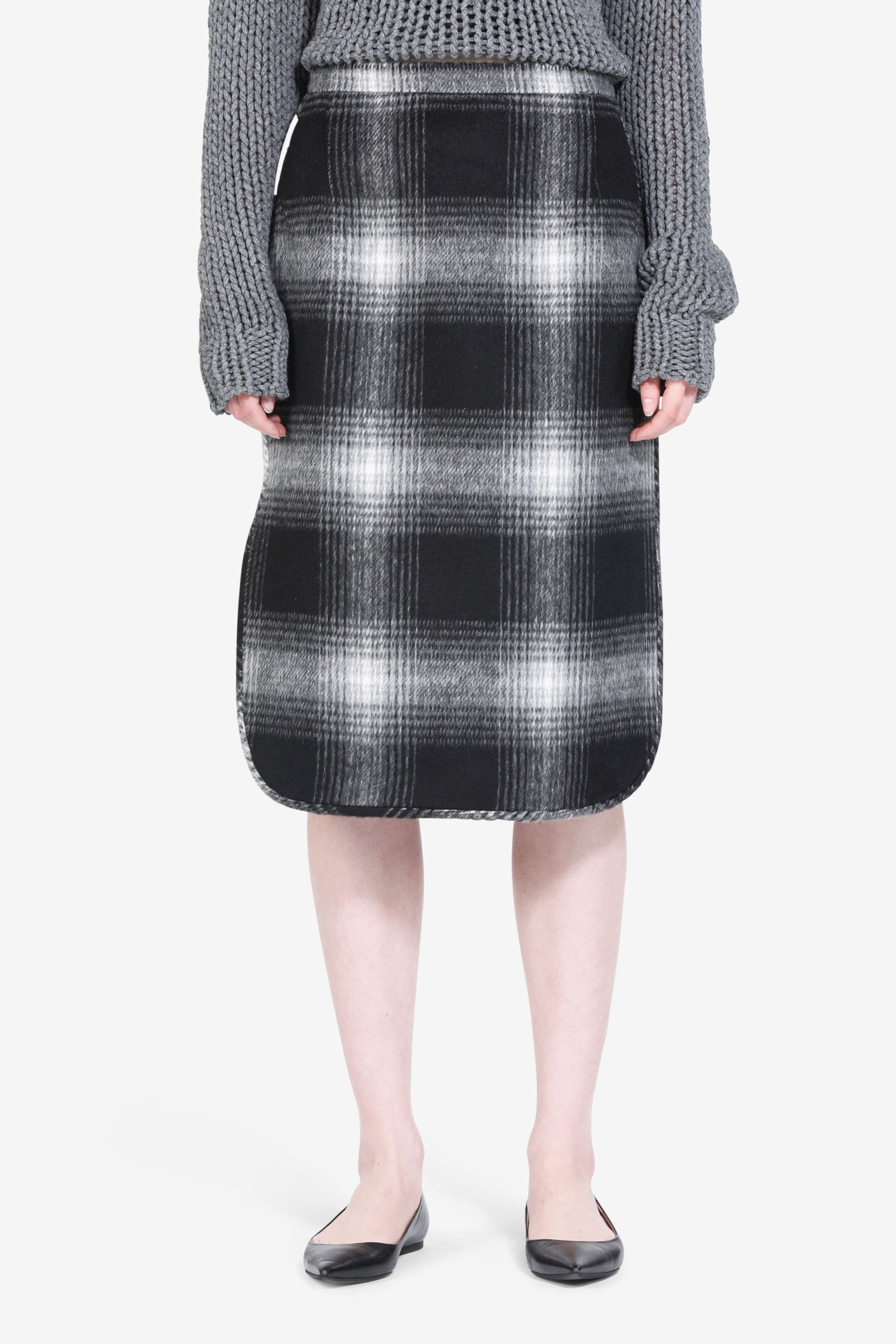 CHECKED SKIRT - 1