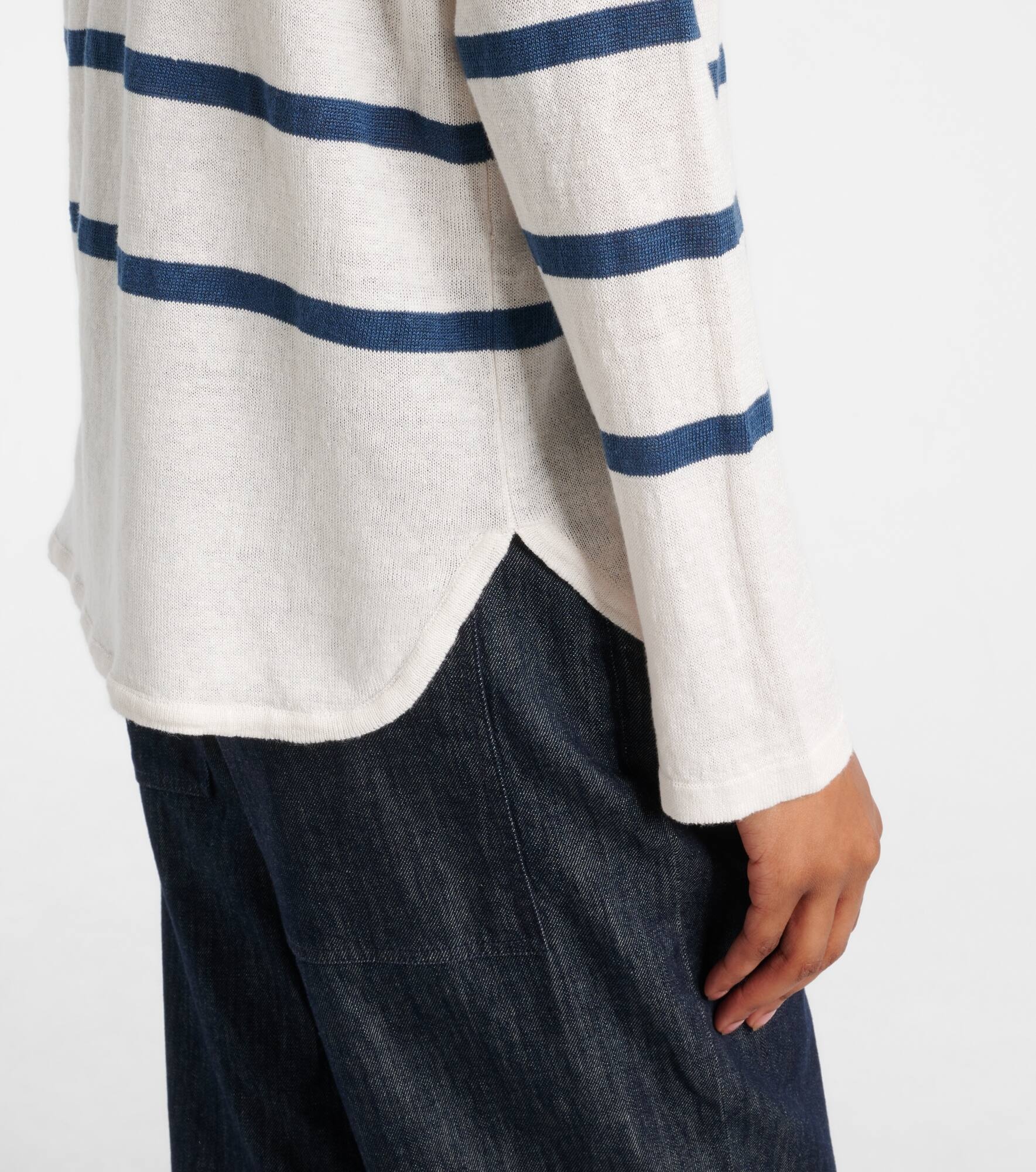Ombre linen sweater - 5