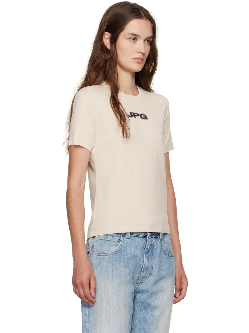 Beige 'The JPG' Baby T-shirt - 2