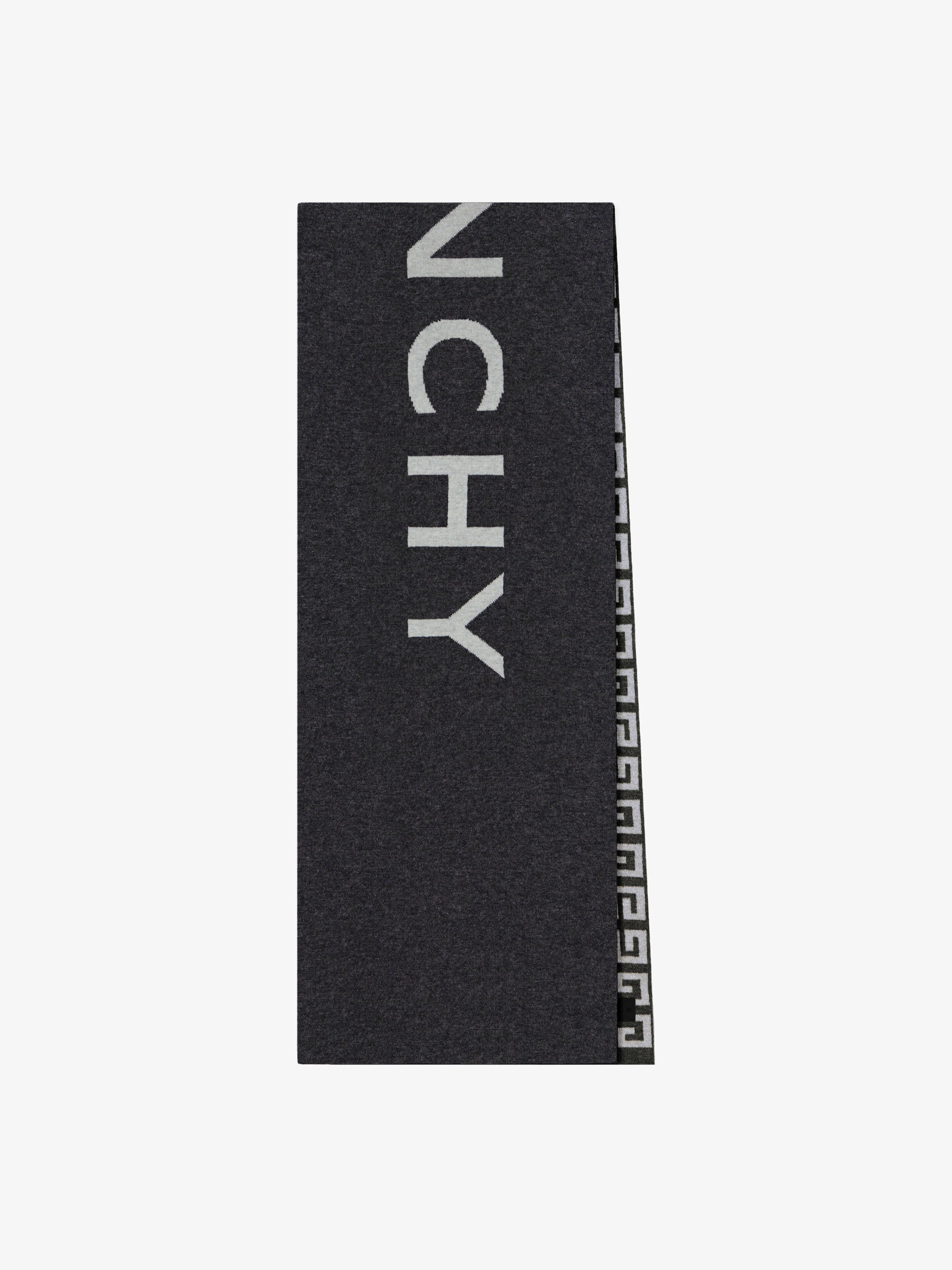 GIVENCHY 4G DOUBLE SIDED SCARF IN WOOL AND CASHMERE - 2