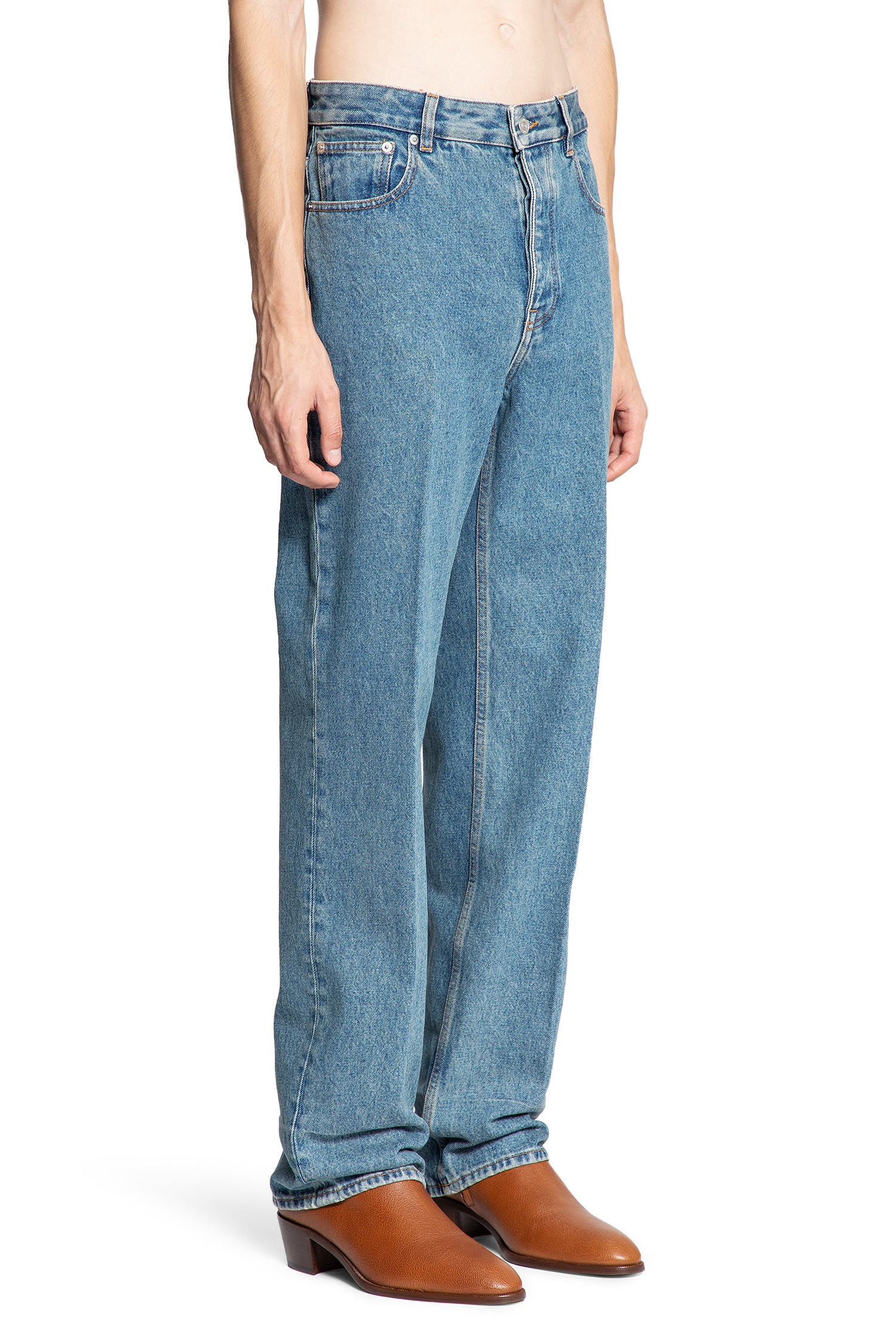 Washed-5-Pocket-Jeans - 2