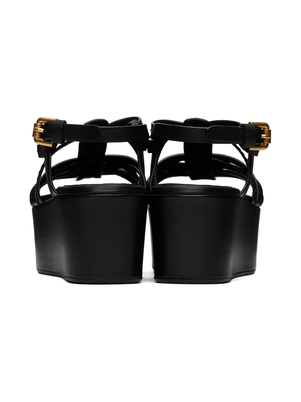 Black Sierra Heeled Sandals - 2