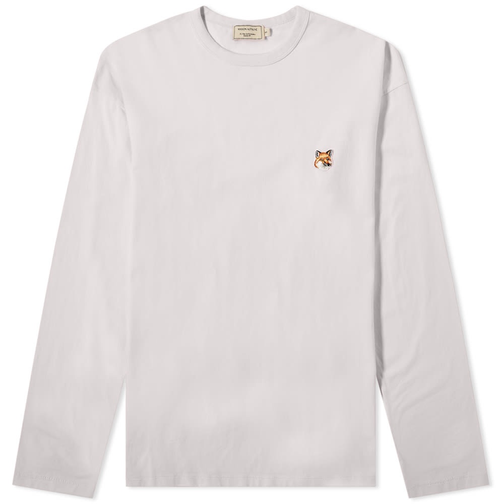 Maison Kitsuné Long Sleeve Fox Head Patch Regular Tee - 1