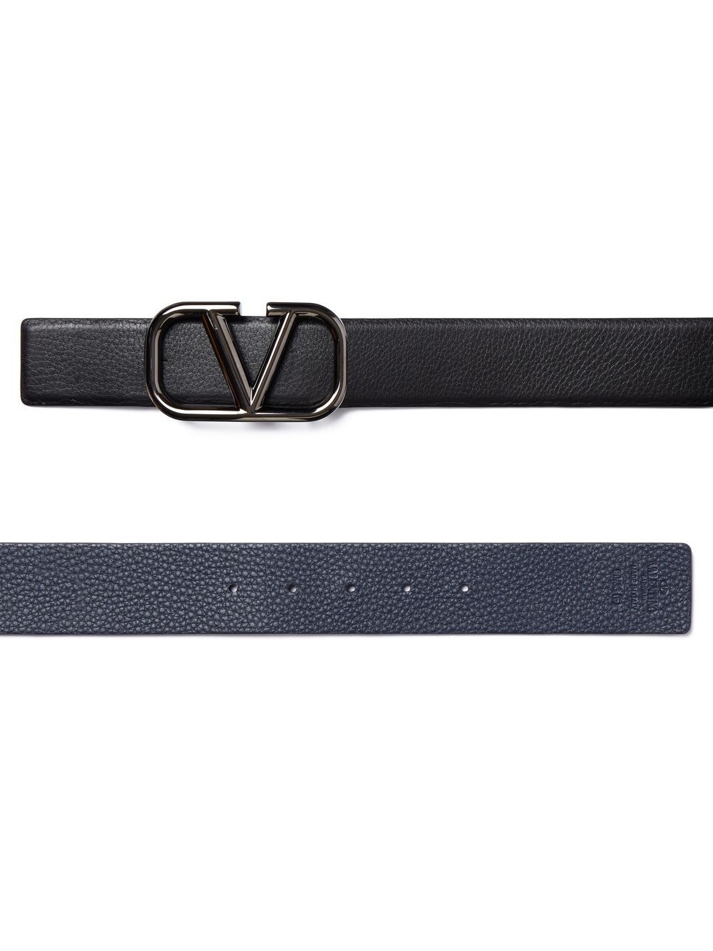 VLogo Signature reversible leather belt - 2