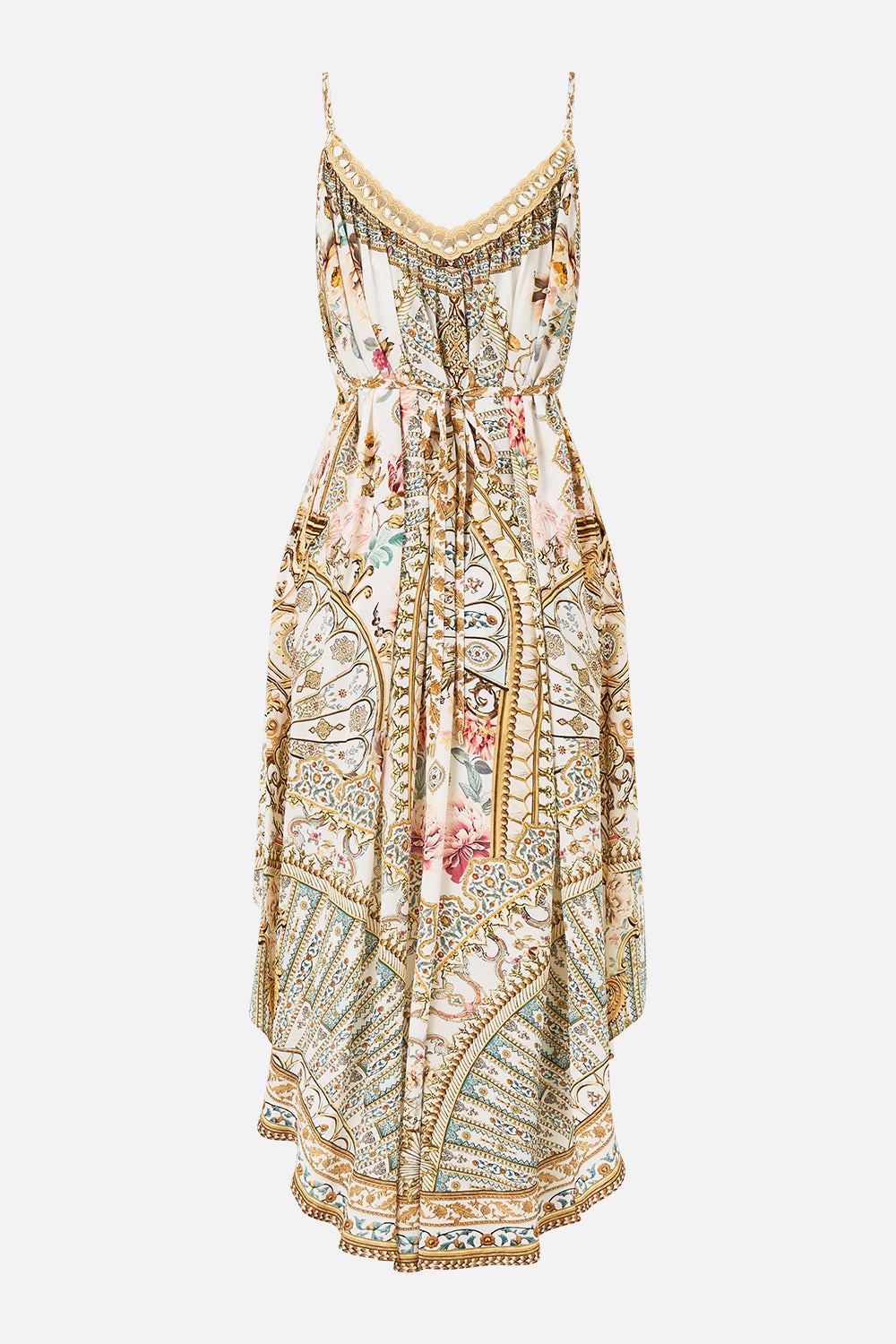STRAPPY HIGH LOW DRESS WITH POCKETS - 8