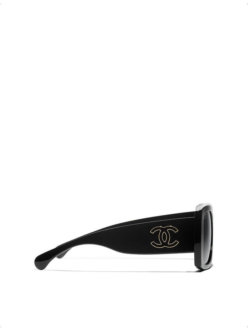 CHANEL CH5539 Square-Frame Acetate Sunglasses outlook