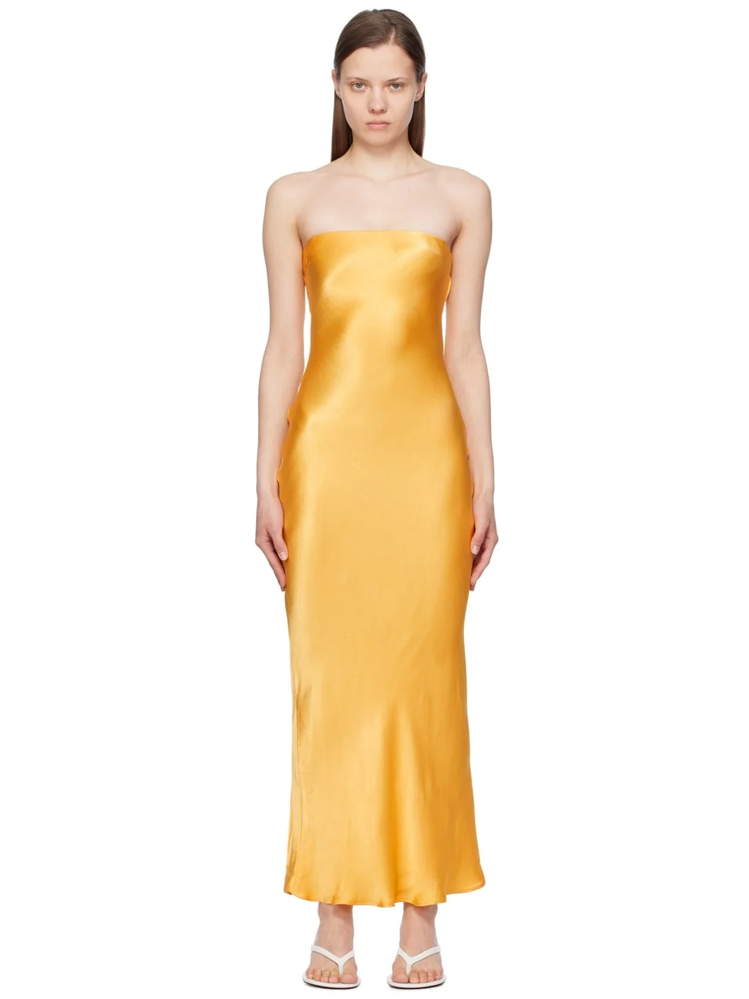 Orange Moon Dance Maxi Dress - 1