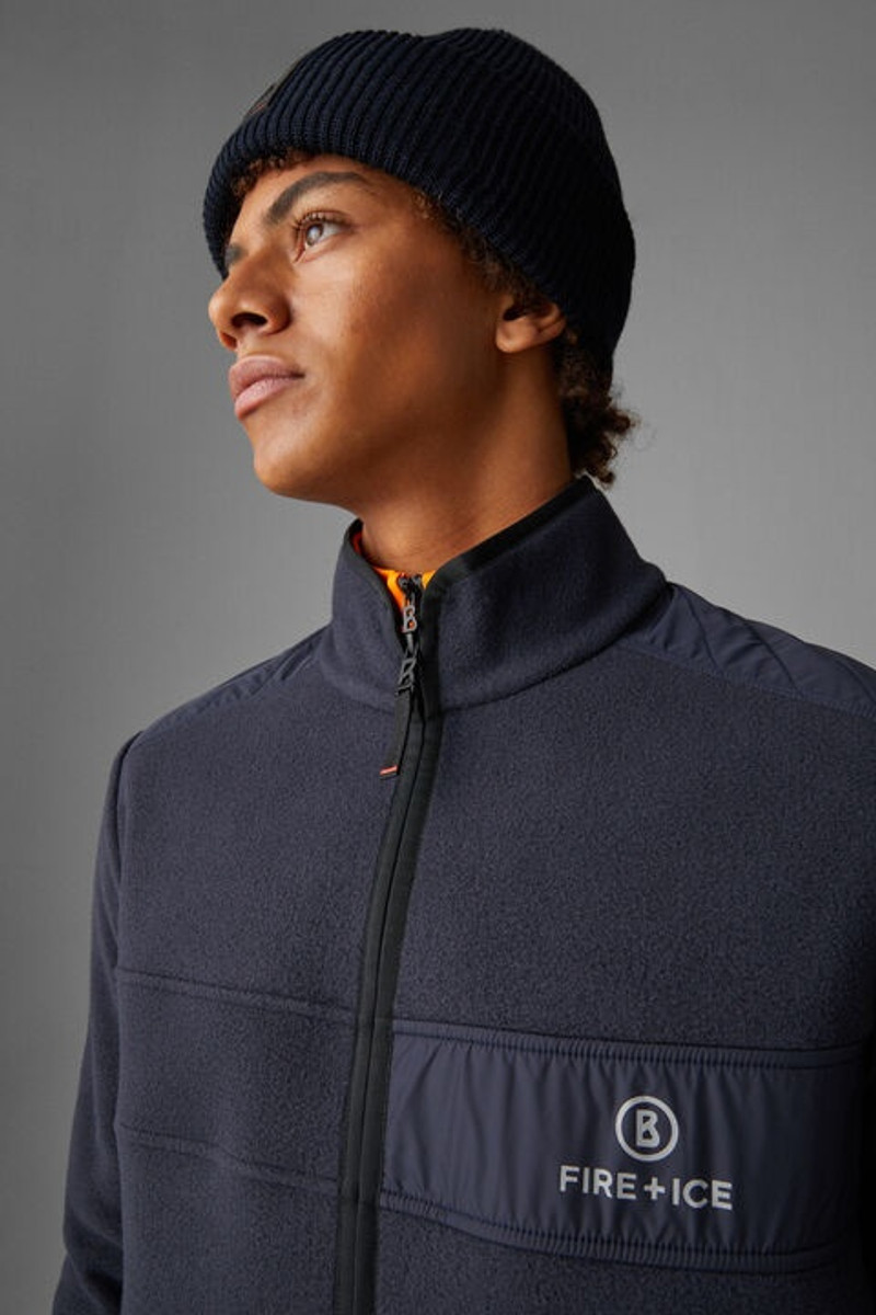 Josh fleece mid layer in Dark blue 6