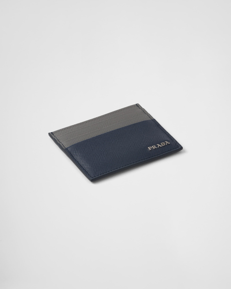 Prada Saffiano leather card holder outlook