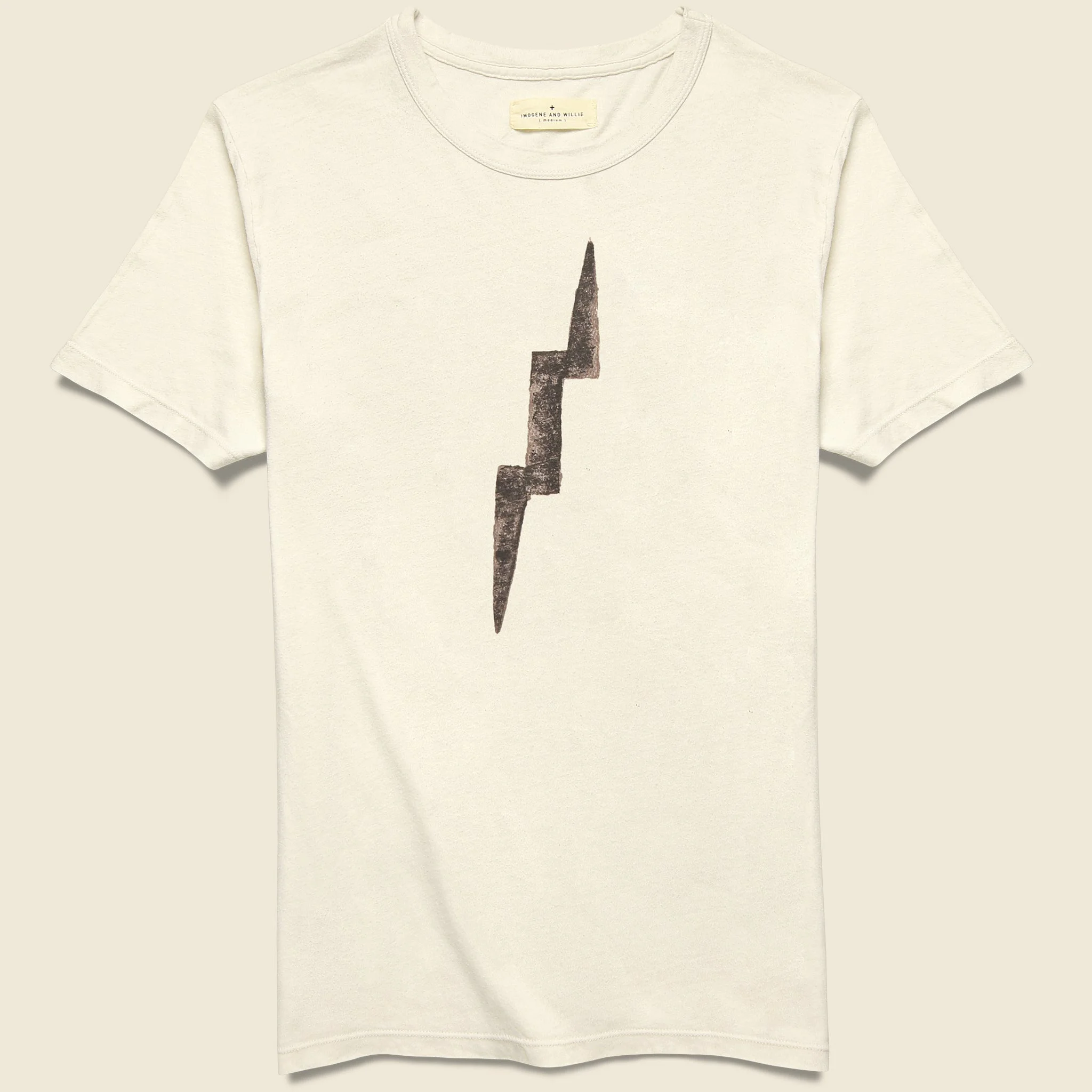 Bolt Tee - Vintage White - 1