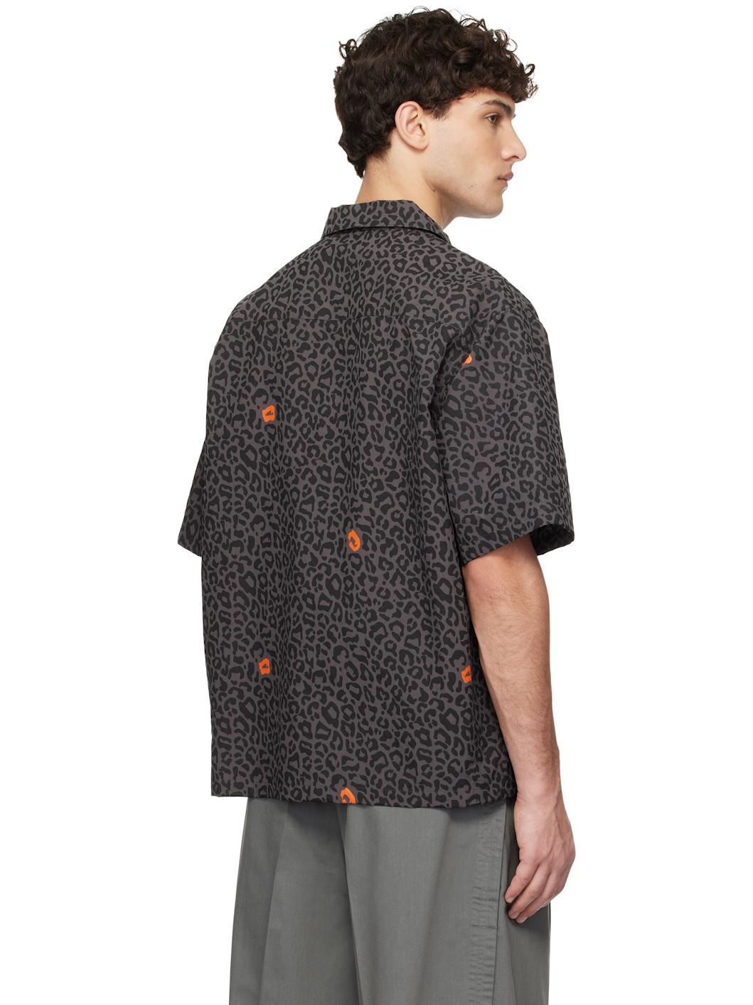 Gray Leopard Shirt - 3