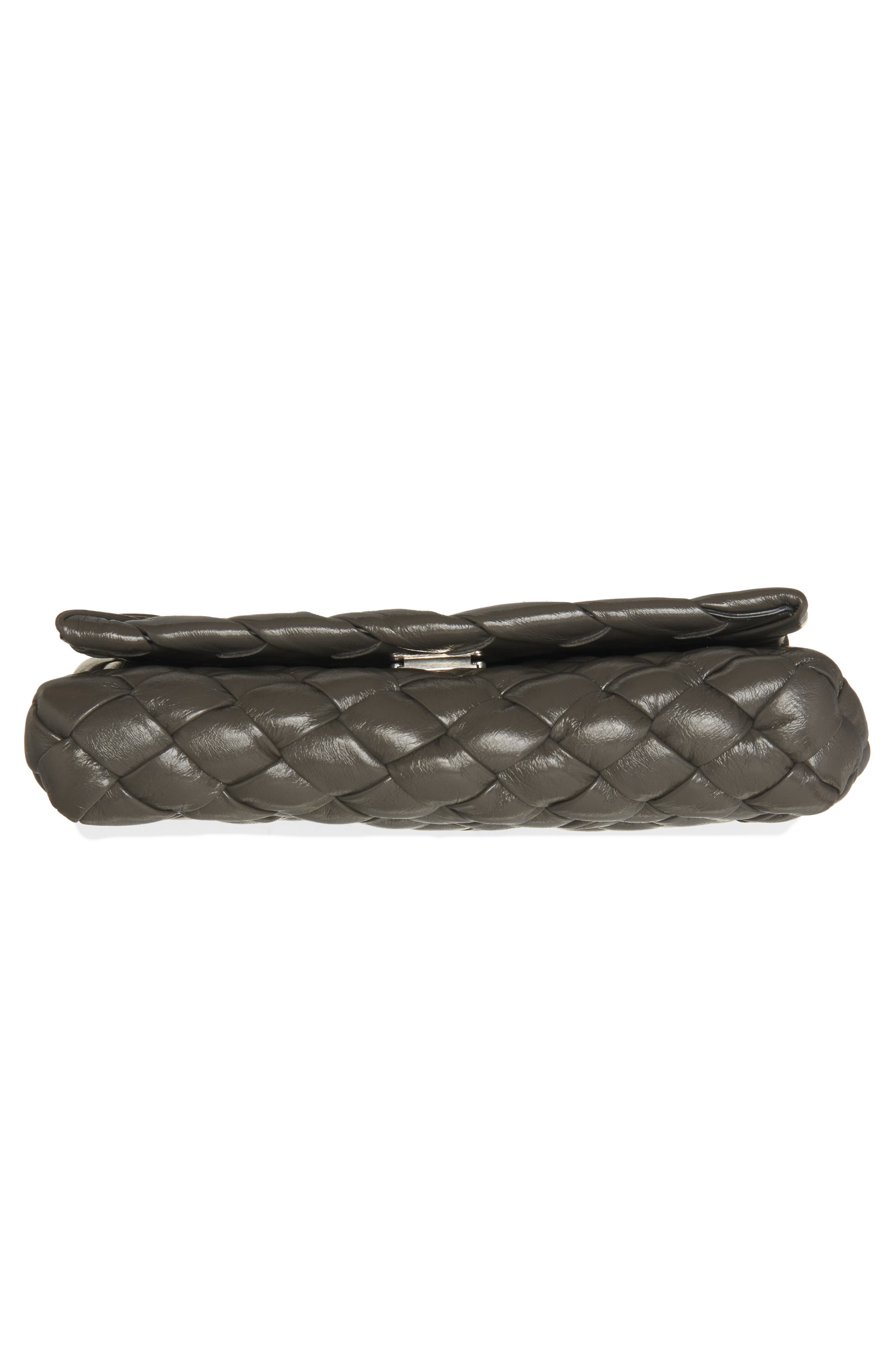 Bottega Veneta Small Rumple Intreccio 2.0 Leather Messenger Bag in Light Graphite/Silver at Nordstro - 6
