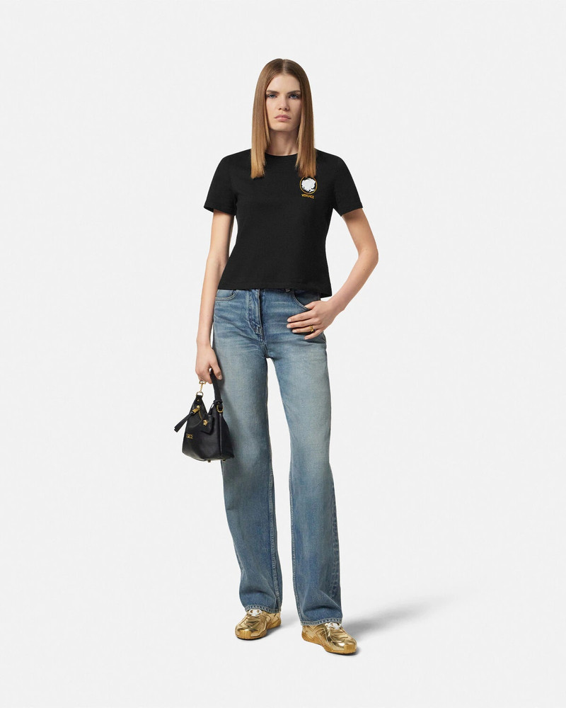 VERSACE Cameo Logo Slim-Fit T-Shirt outlook