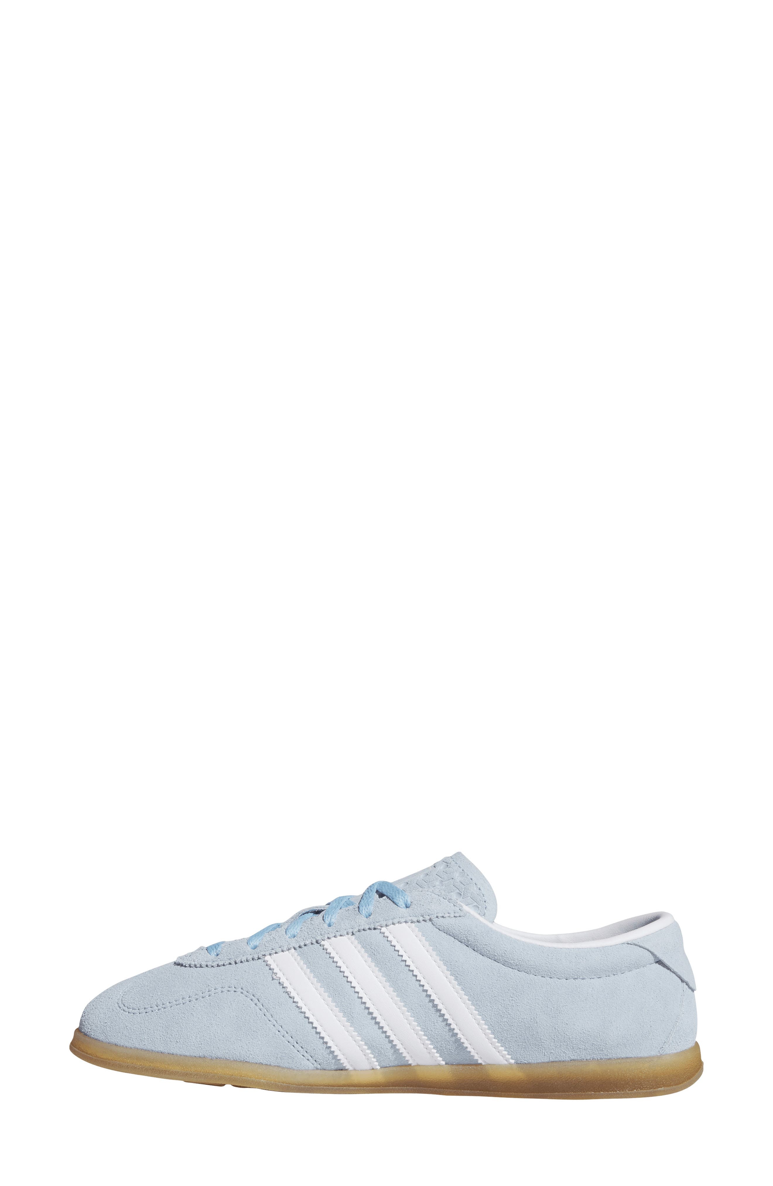 adidas Gazelle Lo Pro Sneaker in Clear Sky/White/Gum at Nordstrom - 6