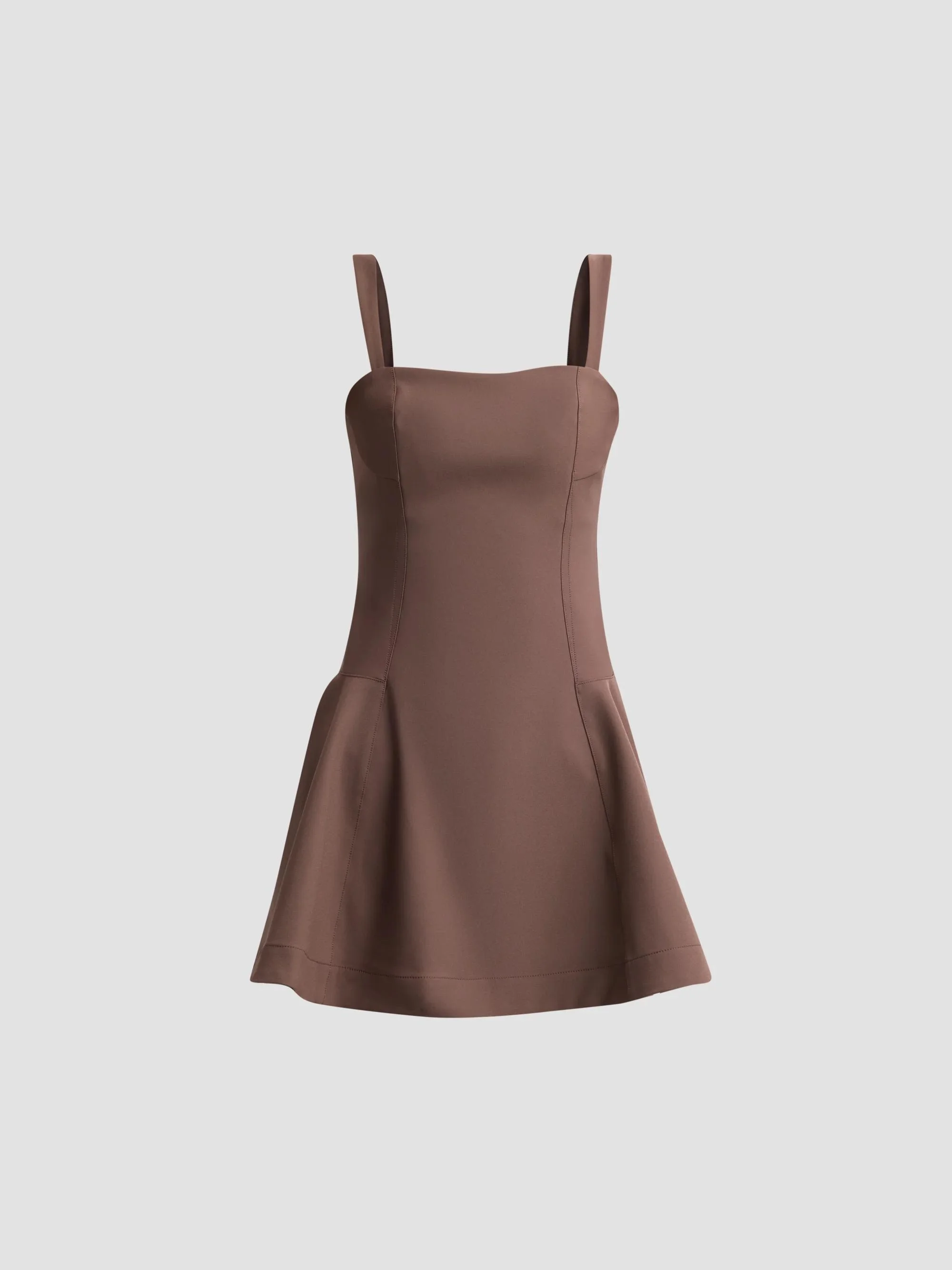 Women's Sadie A-Line Mini Dress - Chocolate - 1