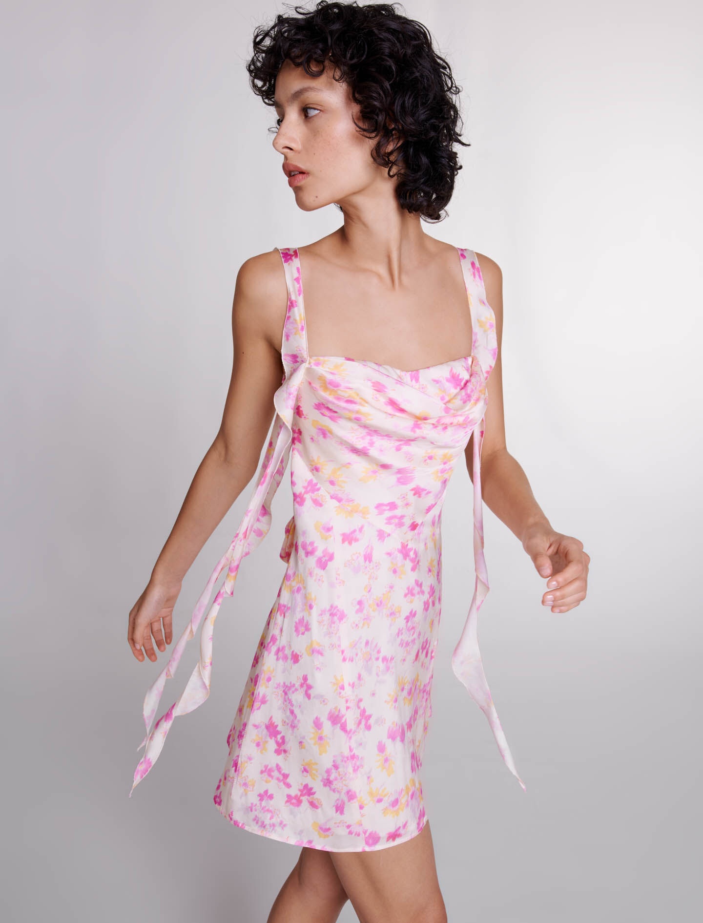 Short floral dress - 3