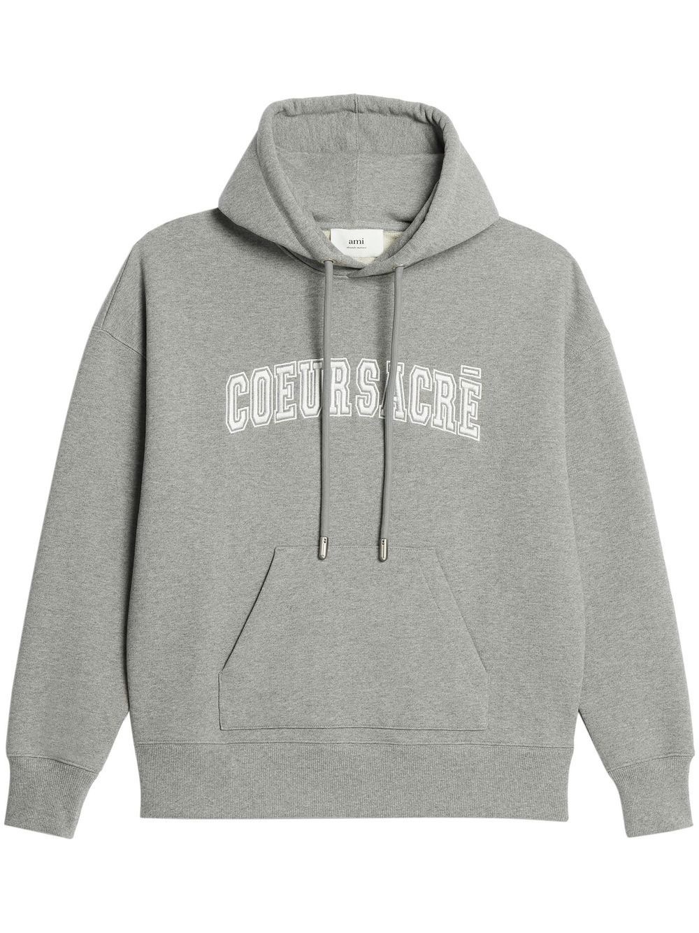 Coeur Sacré embroidered hoodie - 1