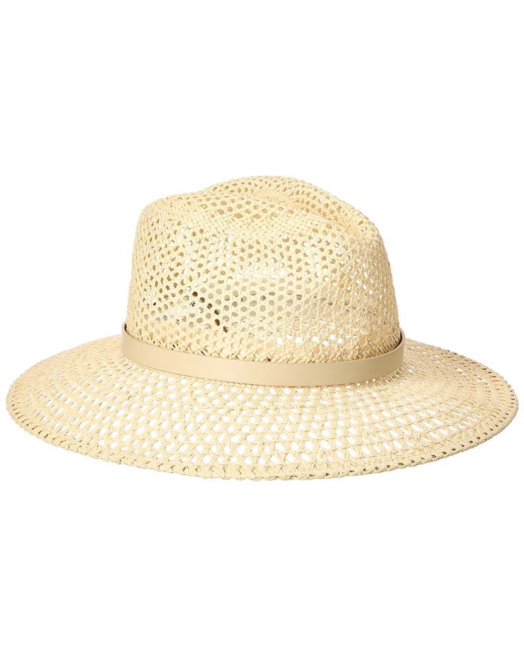 Max Mara Marocco Leather-Trim Cap - 1