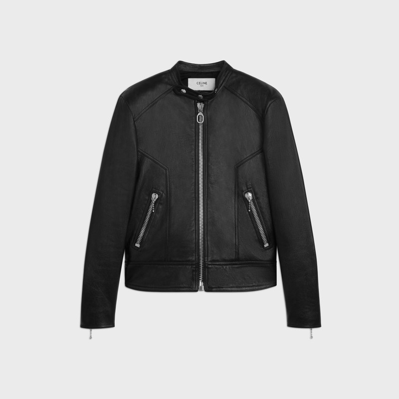 racer blouson jacket in soft lambskin 1