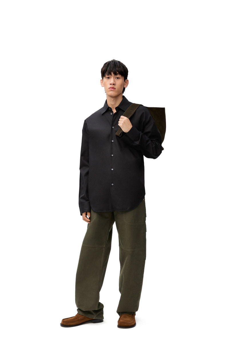 Loewe Hybrid shirt in cotton and wool outlook