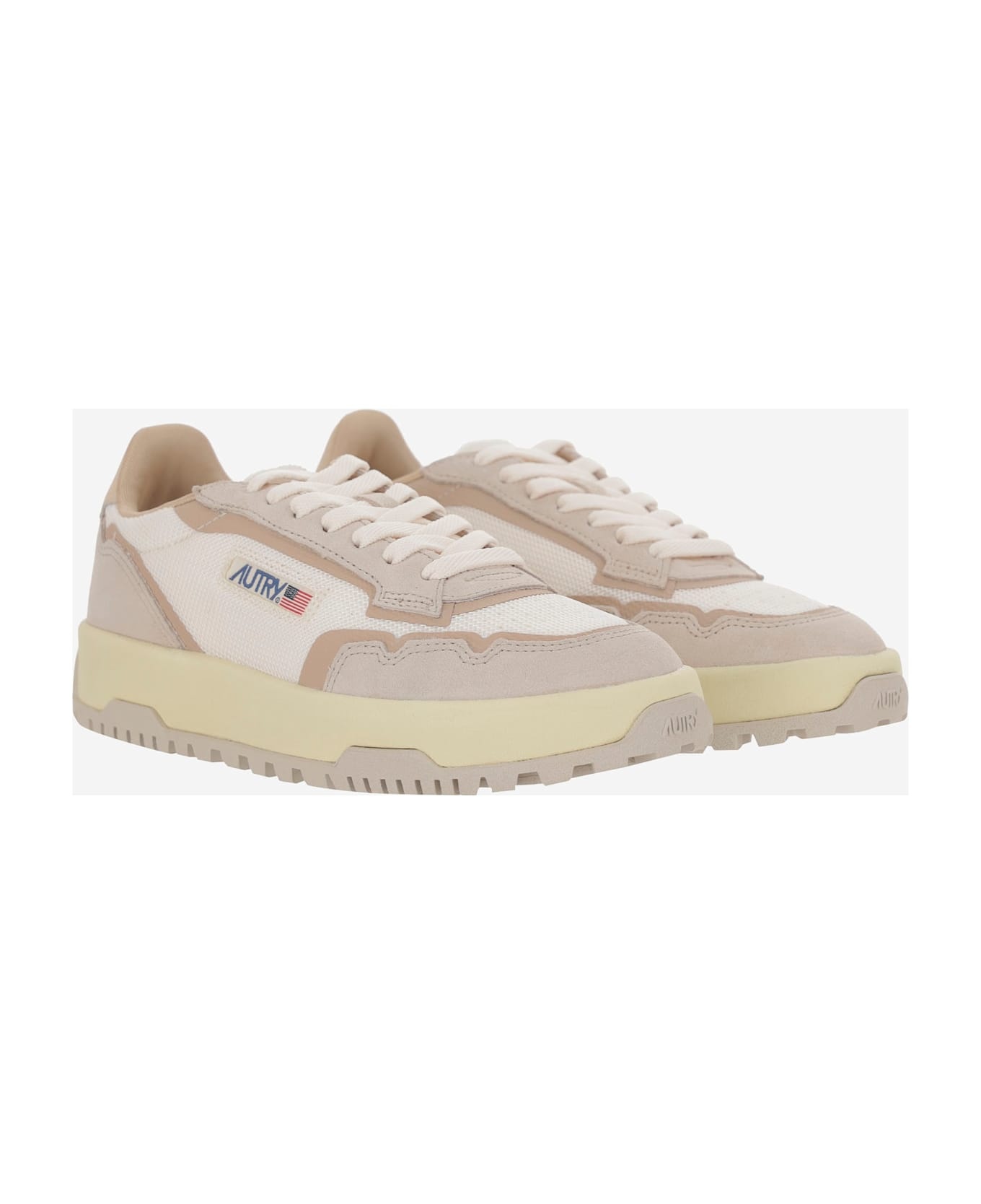 Wildpace Low Mesh And Suede Sneakers - 3