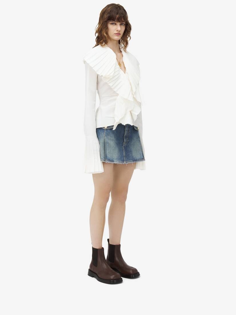 Plissé Blouse - 4
