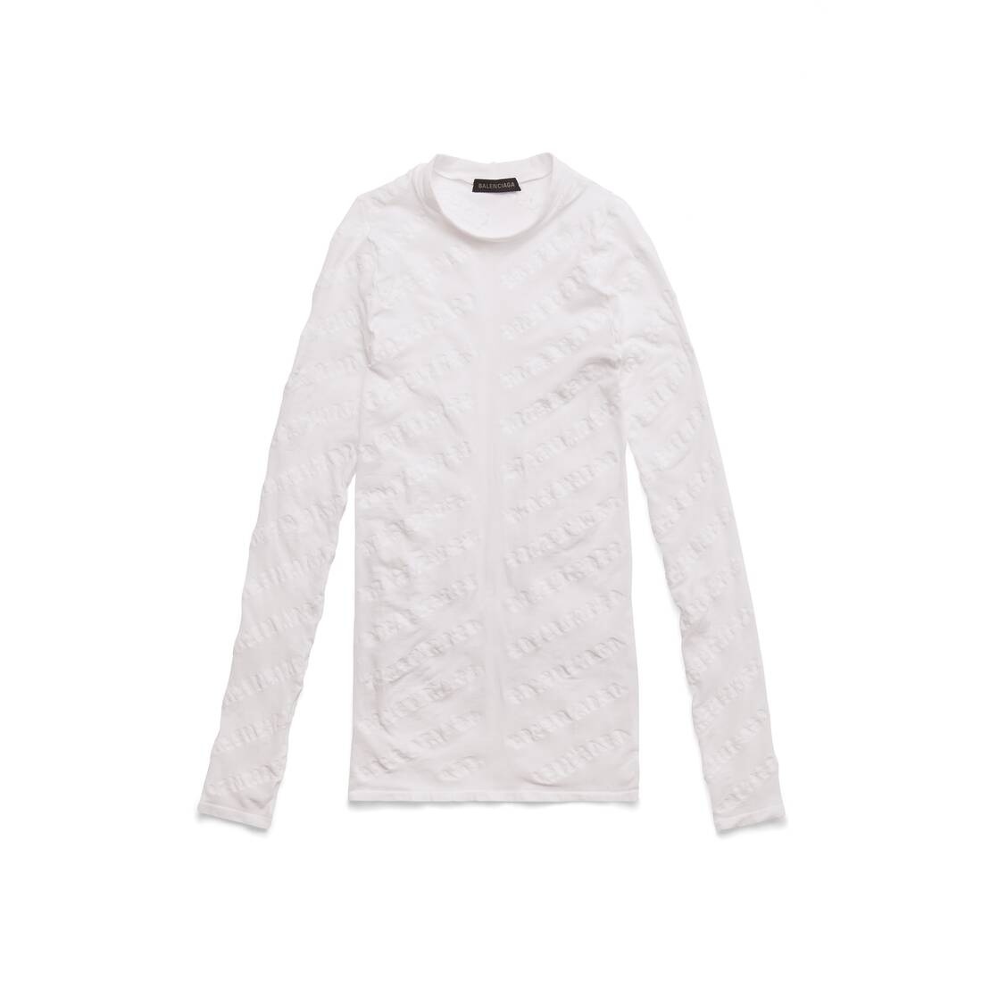 Balenciaga Women's Mini Allover Logo Top